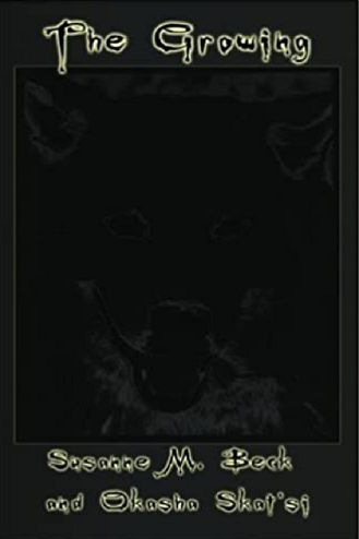 Coverart black bkground with white outline wolf