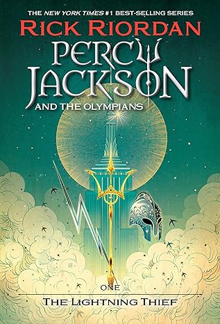 JLNICH blog beats article, Create a Compelling Structure: Persuasive Storytelling. Book cover image of Percy Jackson and the Olympians, The Lightning Thief, by Rick Riordan.