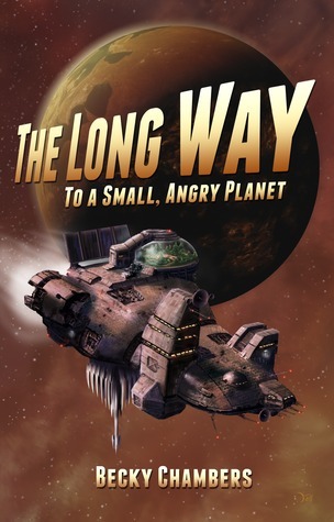 JL NICH blog beats article, Shaping Tomorrow: Exploring Diversity in SFF Narratives. Book cover image for The Long Way to a Small, Angry Planet, by Becky Chambers