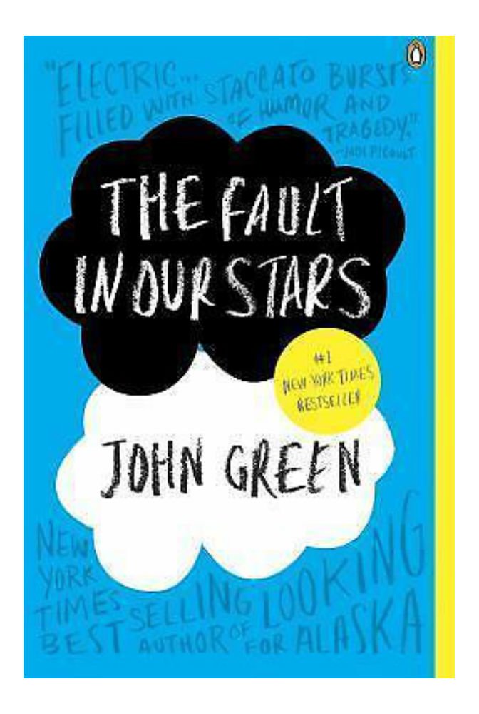 JL NICH blog beats article, Character Journeys: Exploring Character Arcs in SFF Worlds. Book cover image for The Fault in Our Stars by John Green