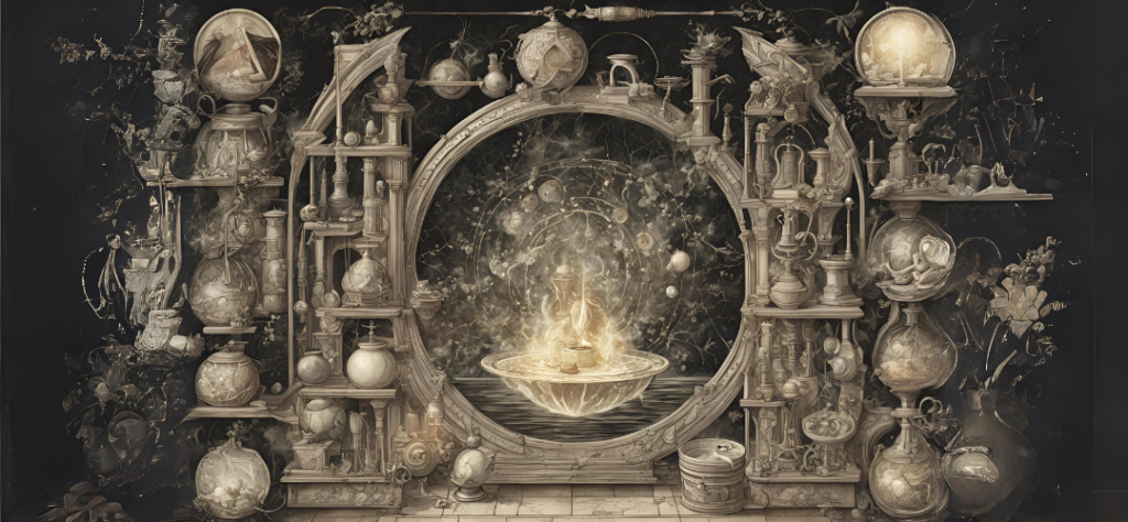 JL NICH blog beats article, The Alchemical Art: Exploring Alchemy in Fantasy Worlds. alchemy cover art