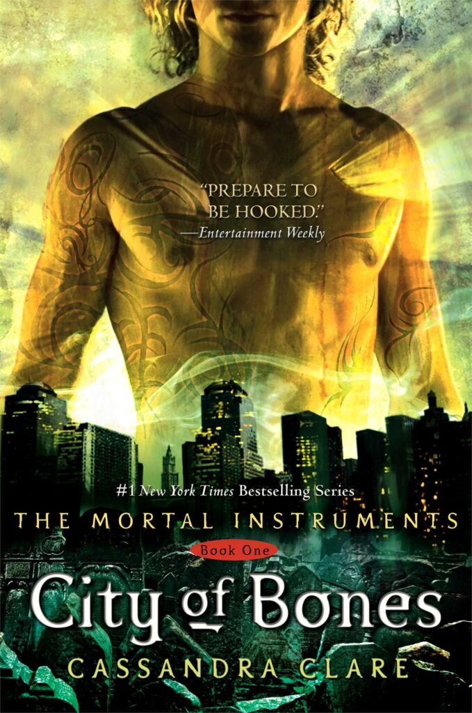 City of Bones by Cassandra Clare, https://www.goodreads.com/book/show/256683.City_of_Bones