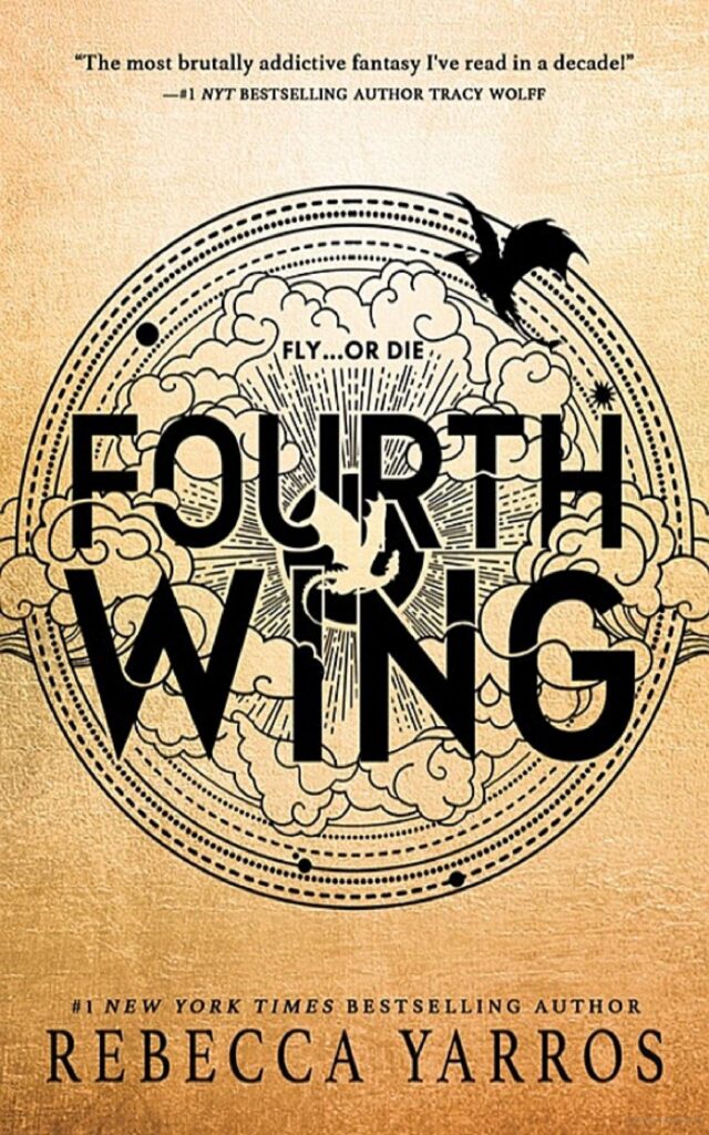 JLNICH blog beats article, Books I’ve Read This Year 2024. Fourth Wing by Rebecca Yarros, https://www.goodreads.com/book/show/61431922-fourth-wing