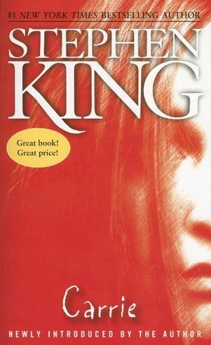 JLNICH blog beats article, The Journey of Writing a Novel Challenge of Losing Confidence, Book cover image for Carrie by Stephen King